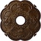 Ekena Millwork Rotherham Ceiling Medallion (Canopies up to 3 1/2"), 18"OD x 3 1/2"ID x 1 1/2"P, Root Beer Crackle CM17RORBC - alternate 1